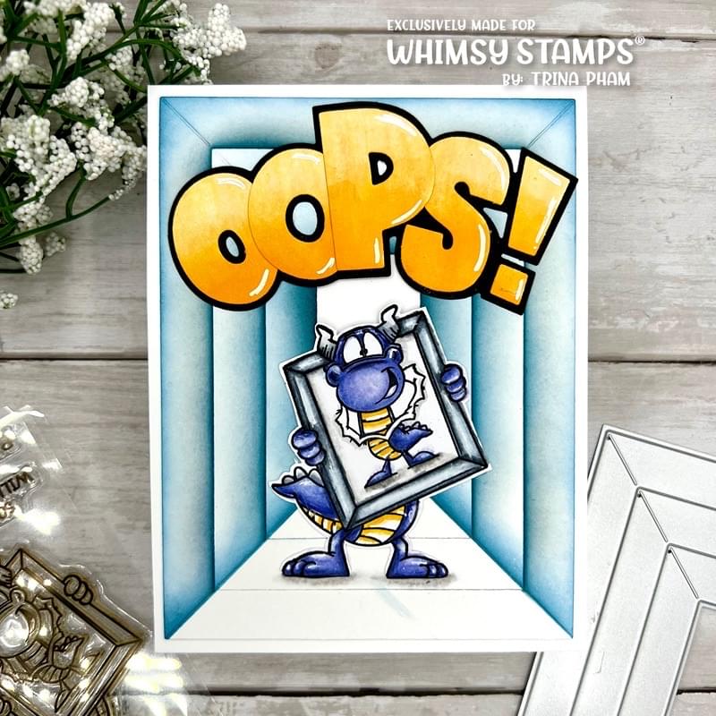 **NEW 3in1 Mitered Frames Die - Whimsy Stamps