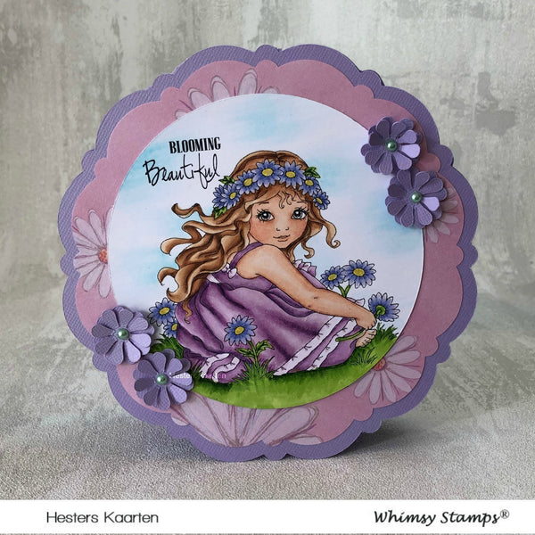 Crown of Daisies - Digital Stamp - Whimsy Stamps