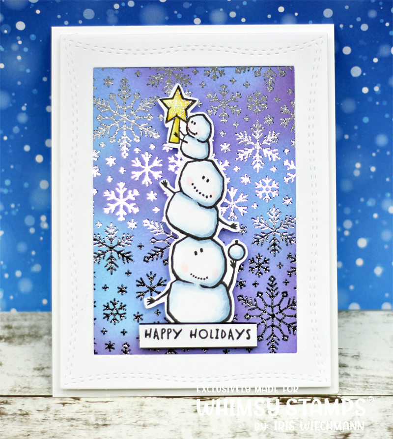 **NEW Snowball Family Clear Stamps - Whimsy Stamps