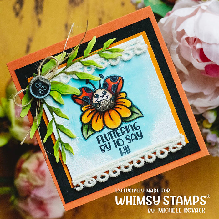 **NEW Lady Buggies Clear Stamps - Whimsy Stamps