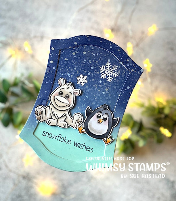 **NEW Arctic Friends Clear Stamps - Whimsy Stamps