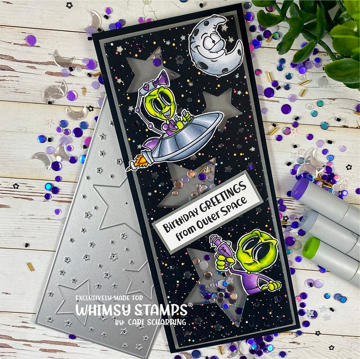 *NEW ExtraTerrestrial Clear Stamps - Whimsy Stamps