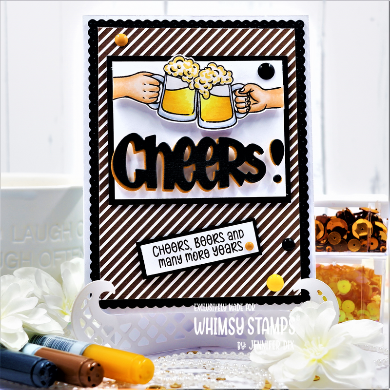 **NEW Cheers! Word Die Set - Whimsy Stamps