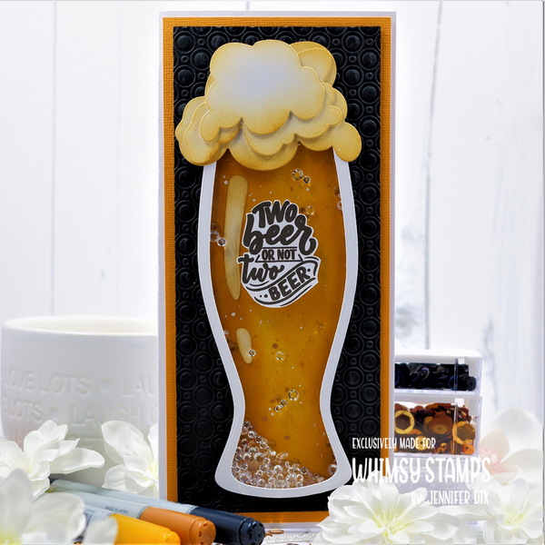 **NEW Brewskis Clear Stamps - Whimsy Stamps