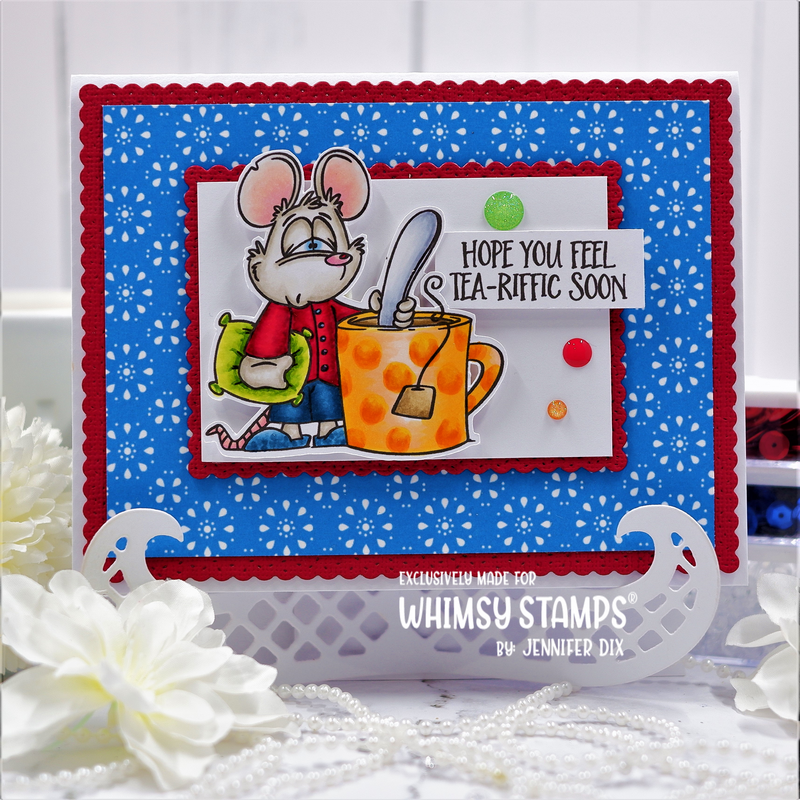 **NEW Hug in a Mug Clear Stamps - Whimsy Stamps