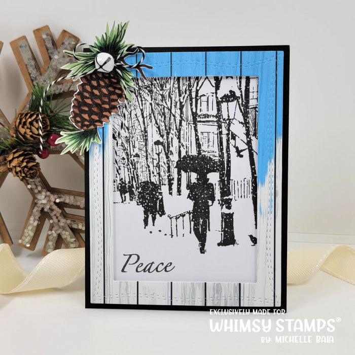 **NEW 6x6 Paper Pack - Blissful Blues - Whimsy Stamps