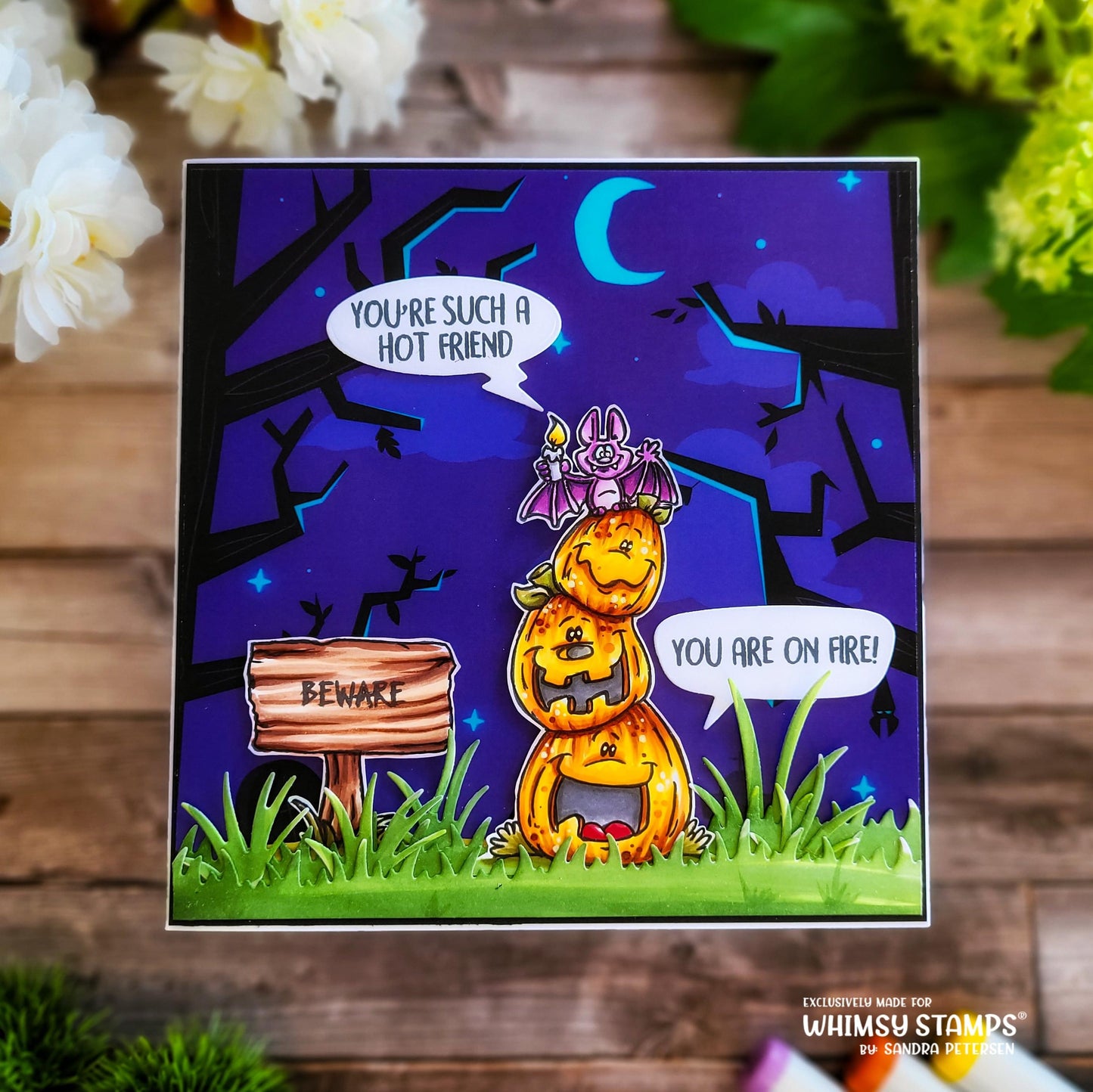 *NEW 6x6 Paper Pack - Haunted Graveyards - Whimsy Stamps