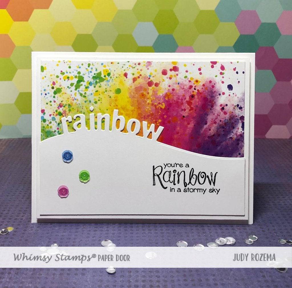 6x6 Paper Pack - Rainbow - Whimsy Stamps