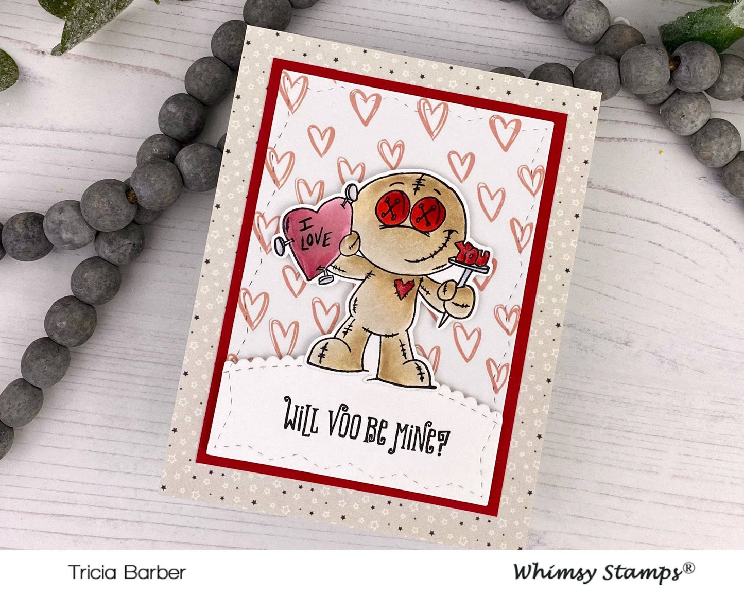 6x6 Paper Pack - Starring Hearts - Whimsy Stamps