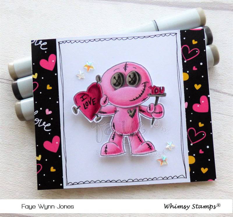 6x6 Paper Pack - Starring Hearts - Whimsy Stamps