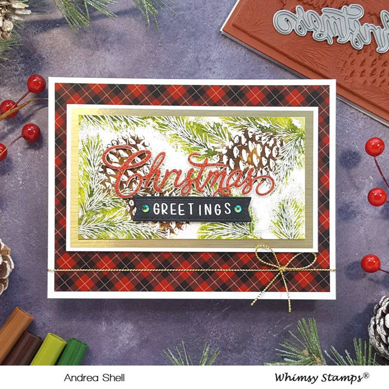 6x6 Paper Pack - Tartan - Whimsy Stamps