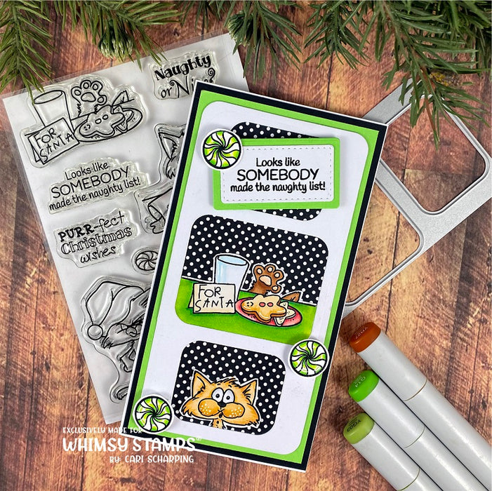 **NEW Cat Do Christmas Clear Stamps - Whimsy Stamps
