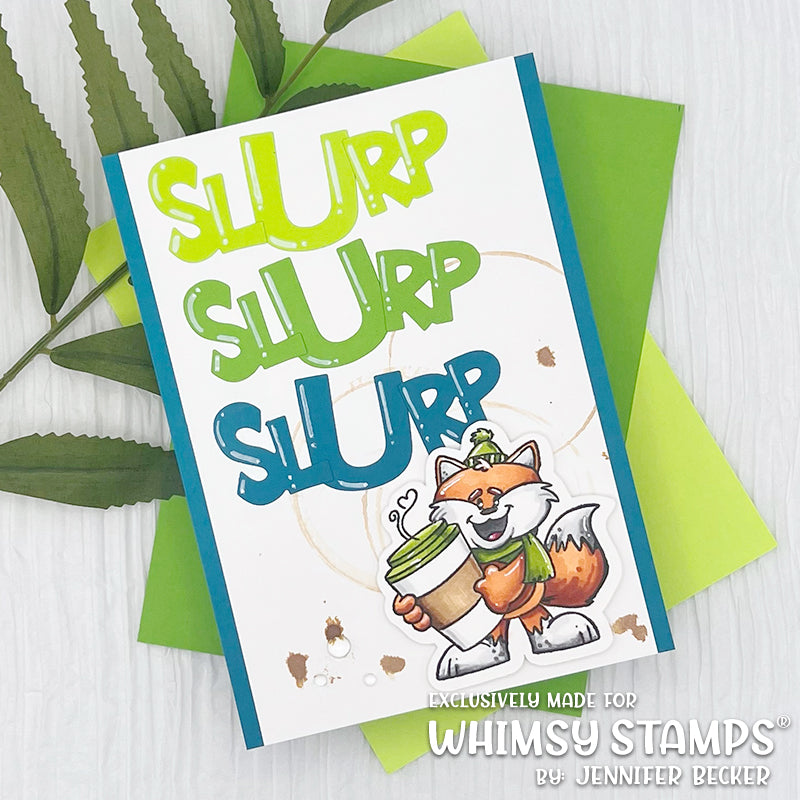 **NEW Slurp! Word Die Set - Whimsy Stamps