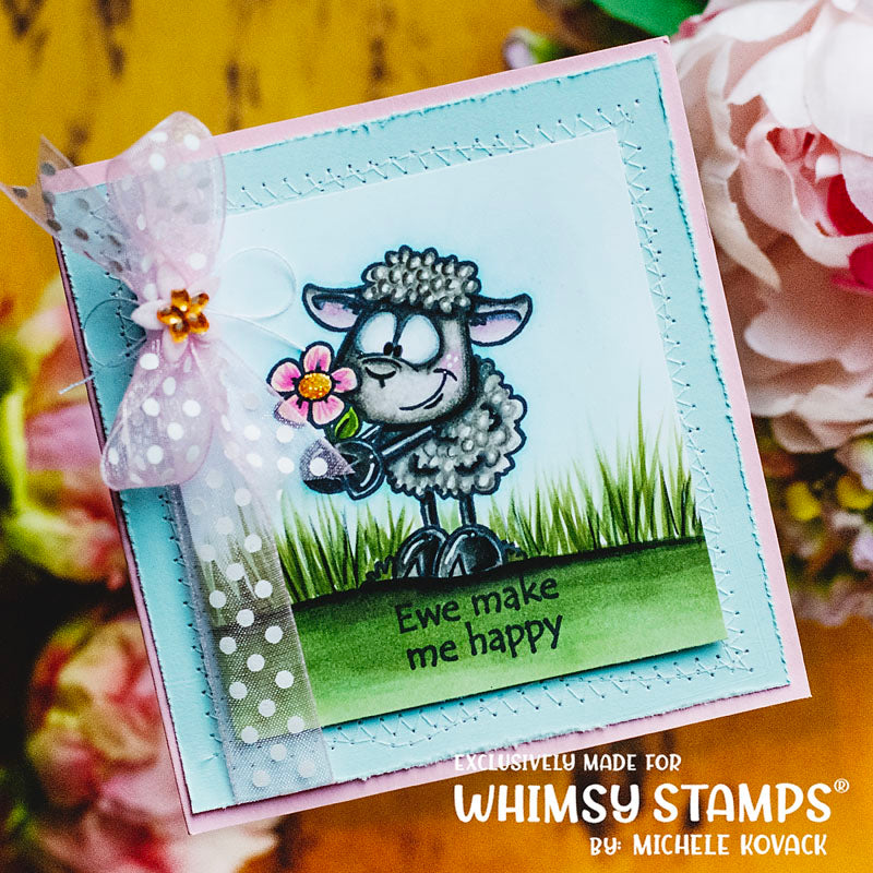 **NEW Friend Like Ewe Clear Stamps - Whimsy Stamps