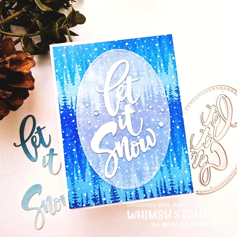 **NEW Let it Snow Die Set - Whimsy Stamps