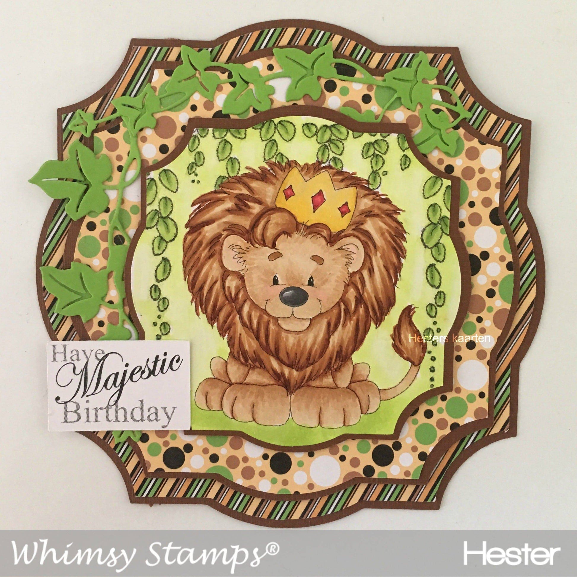 King Lion - Digital Stamp - Whimsy Stamps