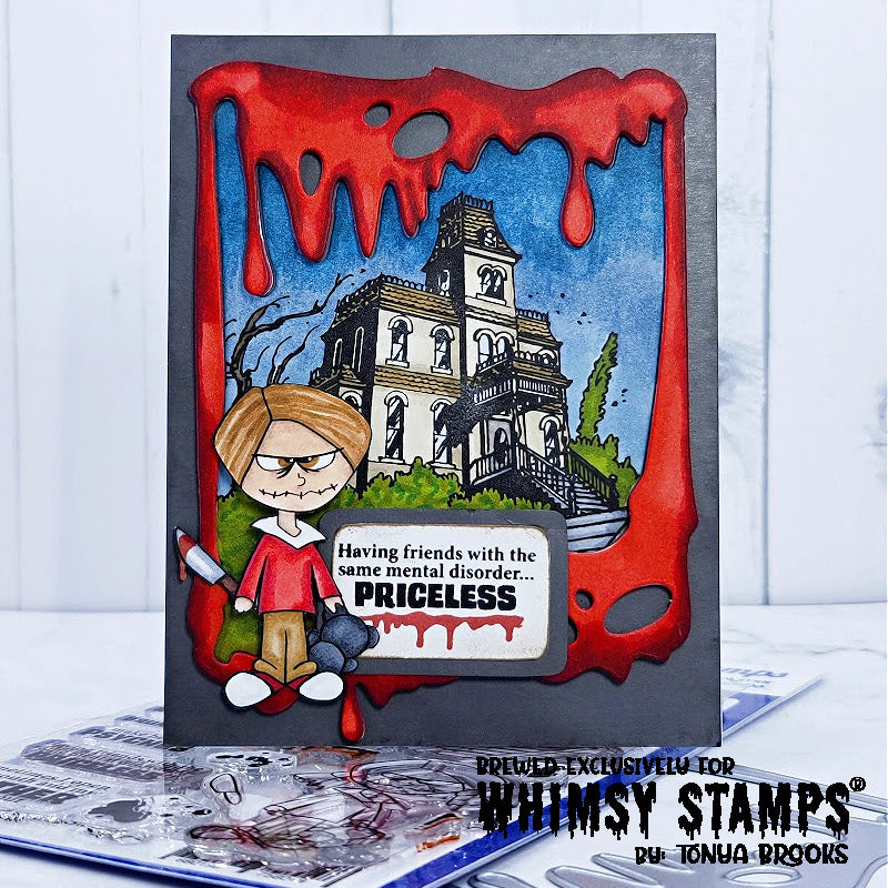 Drippy Frame Die - Whimsy Stamps