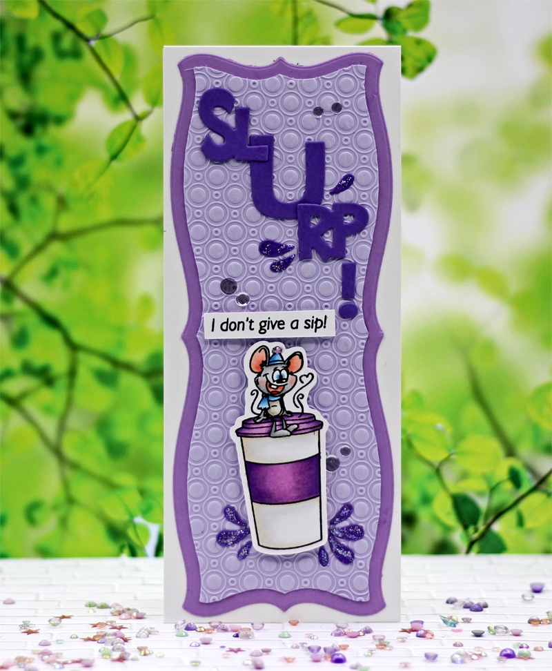 **NEW Slurp! Word Die Set - Whimsy Stamps