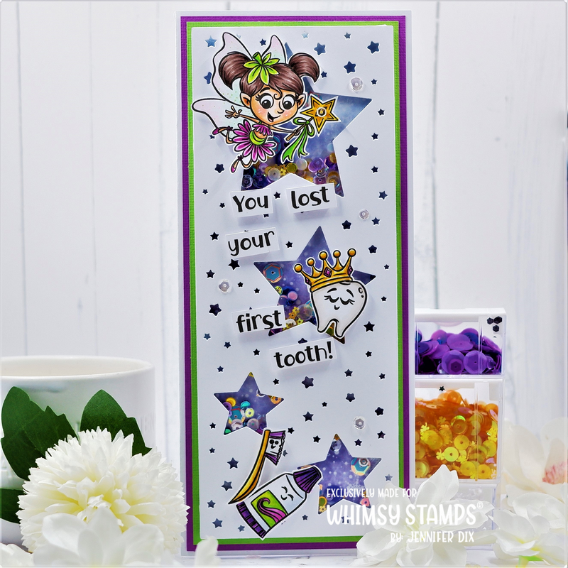 **NEW Slimline Stardust Die - Whimsy Stamps