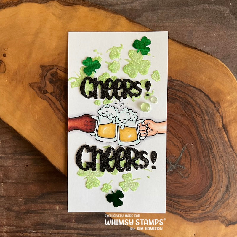 **NEW Cheers! Word Die Set - Whimsy Stamps