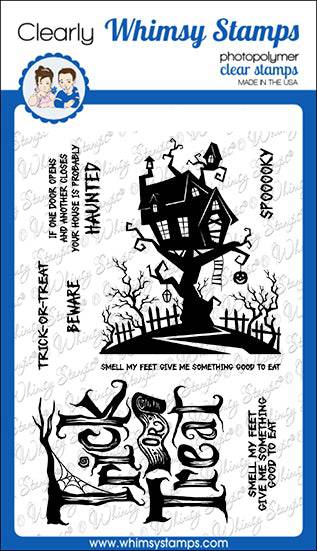 Trick or Treat House Clear Stamps