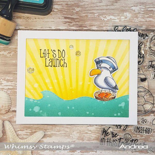 Ahoy, Matey! Clear Stamps - Whimsy Stamps