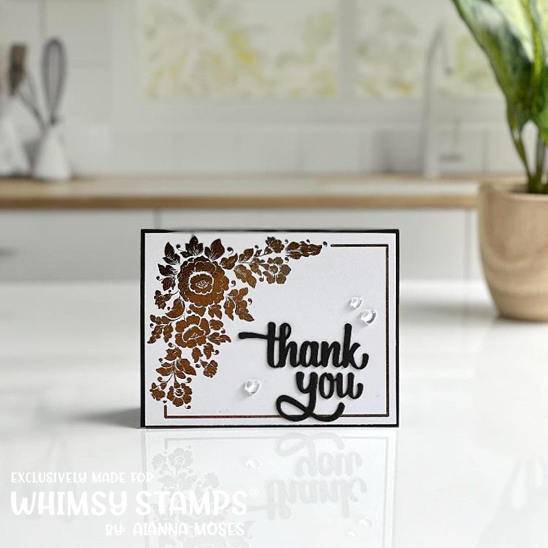 **NEW Toner Card Front Pack - A2 Fancy Florals 1 - Whimsy Stamps