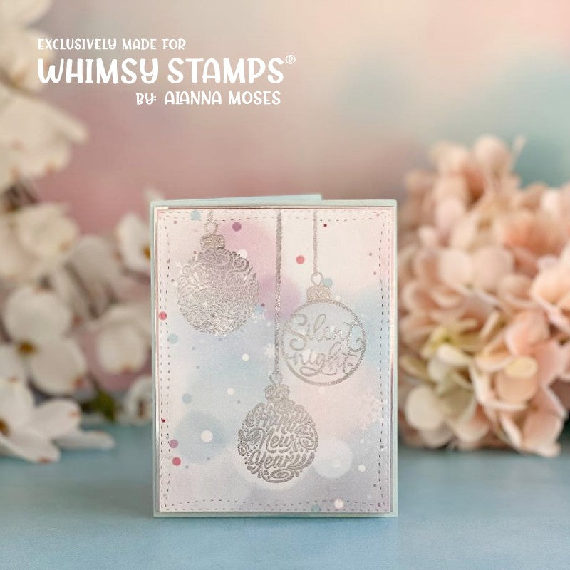 **NEW Elegant Ornaments 2 Clear Stamps - Whimsy Stamps