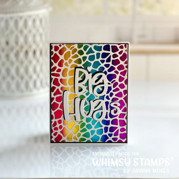 **NEW Giraffe Hot Foil Plate - Whimsy Stamps