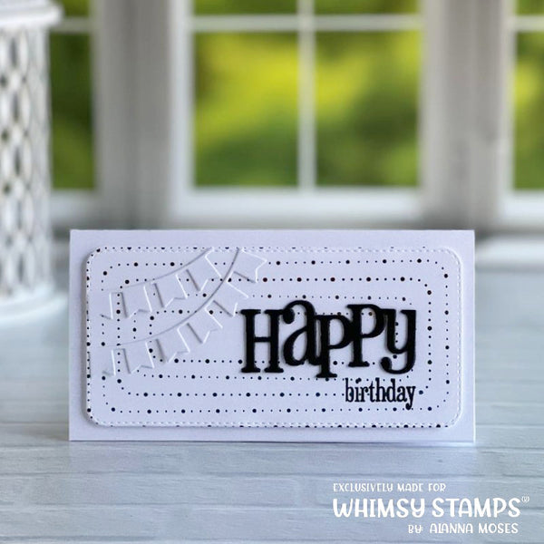**NEW Mini Slim Rounded Hot Foil Plates - Whimsy Stamps