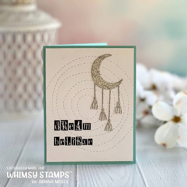 **NEW Boho Alphabet Clear Stamps - Whimsy Stamps