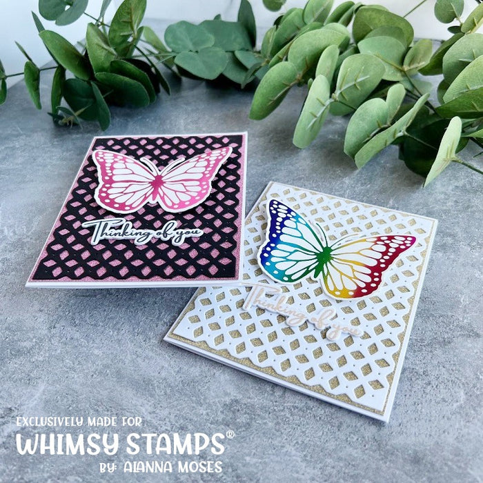 **NEW Sympathy Silhouette Outlines Die Set - Whimsy Stamps
