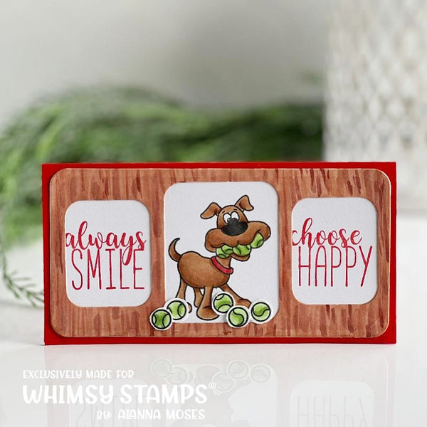 **NEW Doggie Fun Times Clear Stamps - Whimsy Stamps
