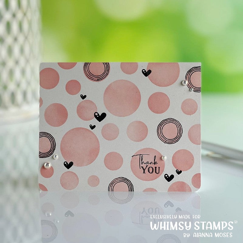 **NEW Dotty - 6x9 Stencil - Whimsy Stamps