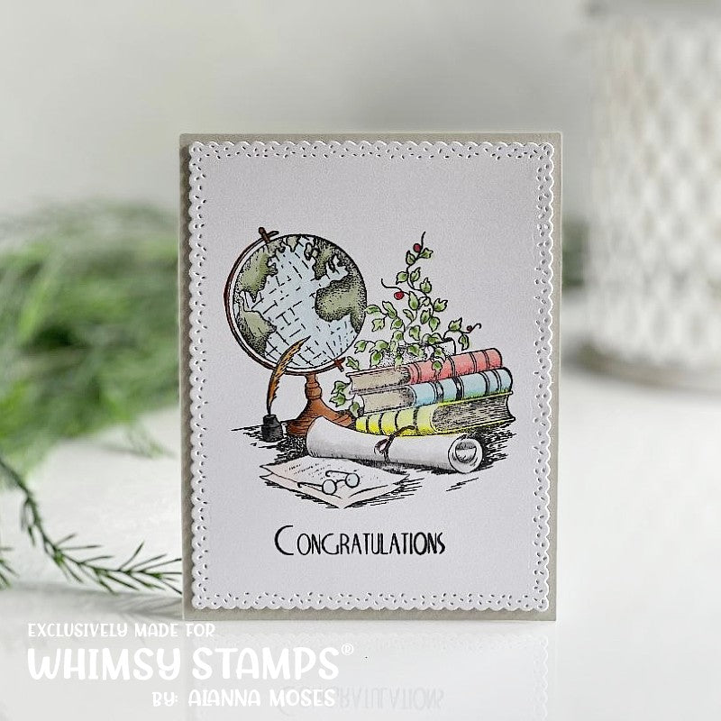 **NEW Graduation Clear Stamps - Whimsy Stamps