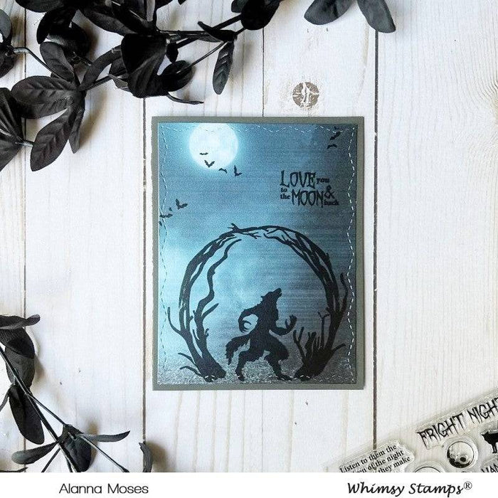 Howling Night Clear Stamps - Whimsy Stamps