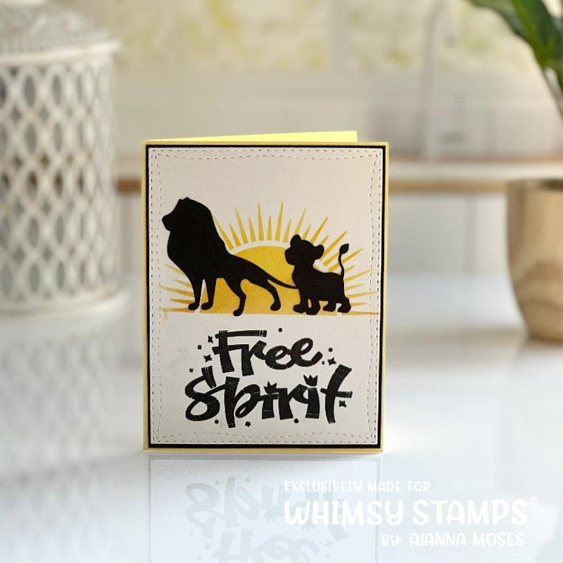 **NEW It's Sunny - 6x9 Stencil - Whimsy Stamps