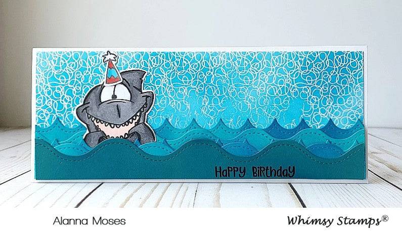 Lookin' Shark Outlines Die Set - Whimsy Stamps