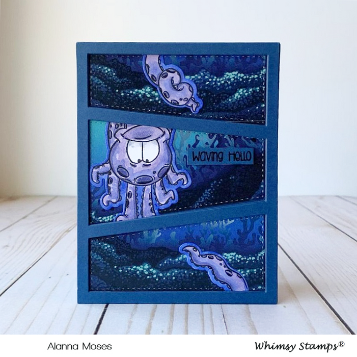 **NEW Slimline Paper Pack - Under the Sea - Whimsy Stamps