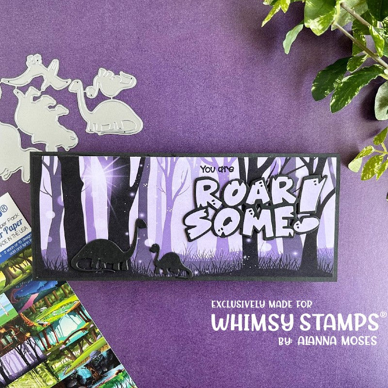 **NEW Roar My Baby Saur Die Set - Whimsy Stamps