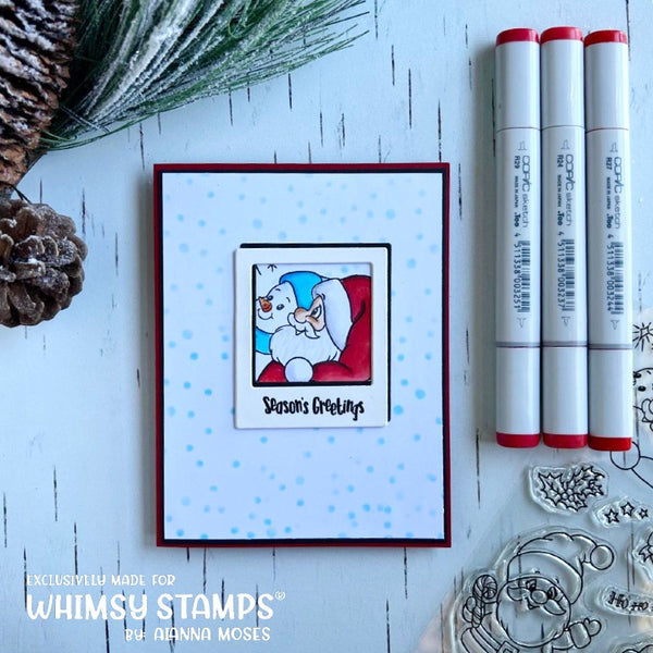 **NEW It's Snowing - 6x9 Stencil - Whimsy Stamps