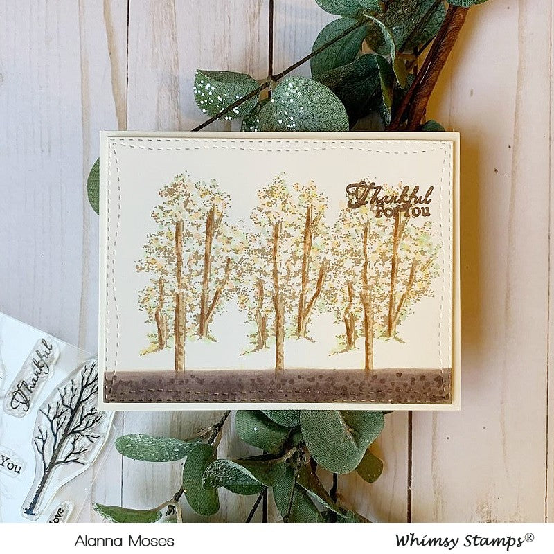 Seasonal Trees Clear Stamps - Whimsy Stamps