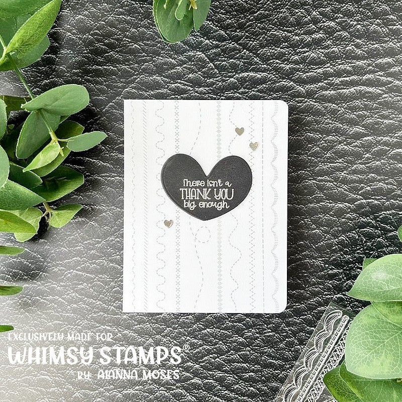 **NEW Stitches Clear Stamps - Whimsy Stamps