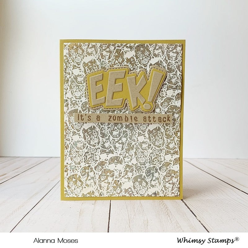 EEK! Word and Shadow Die Set - Whimsy Stamps