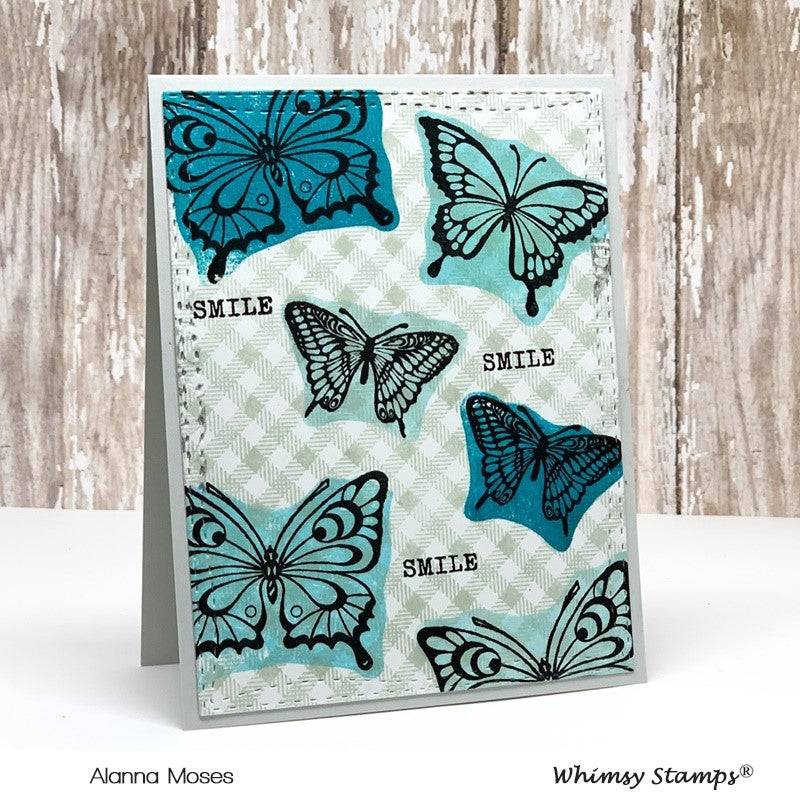 Butterflies Clear Stamps - Whimsy Stamps