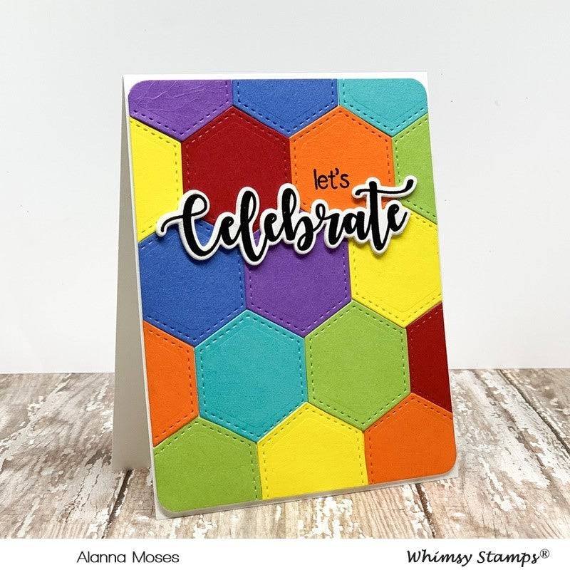 Nested Hexagon Die Set - Whimsy Stamps