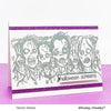 Zombie Herd Rubber Cling Stamp - Whimsy Stamps