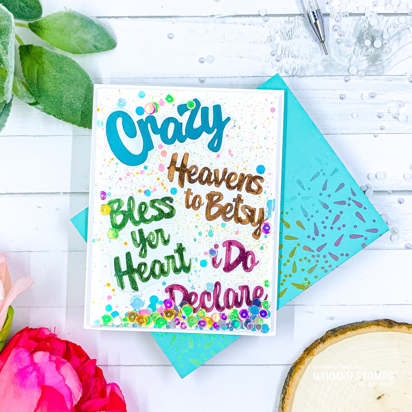 **NEW Crazy Word Die - Whimsy Stamps