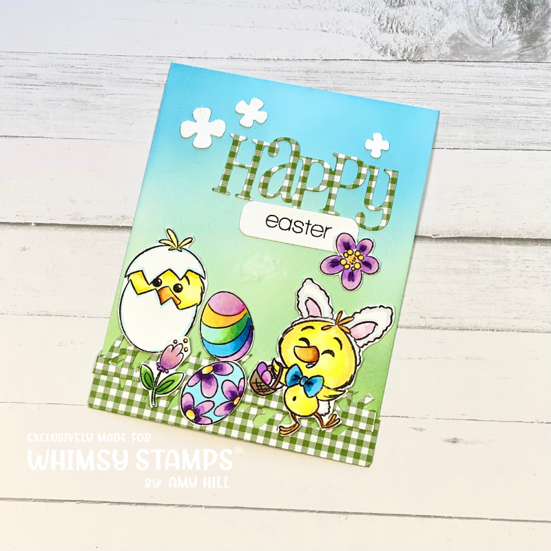 **NEW Spring Chicks Clear Stamps - Whimsy Stamps