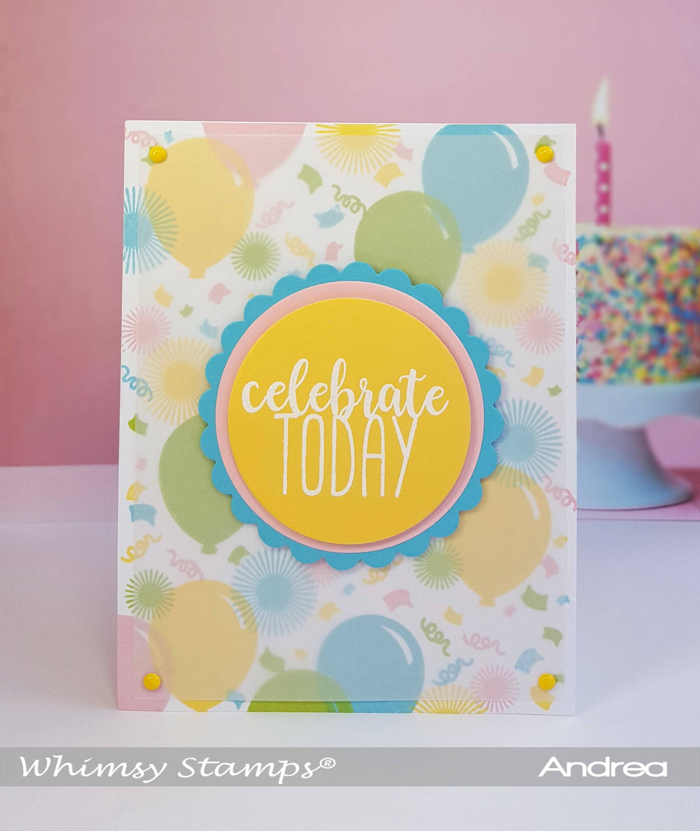 Happy Headlines Clear Stamps - Whimsy Stamps